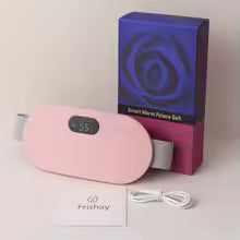 Period Cramp Relief Heating Pad – Vibrating Massage Warm Belt