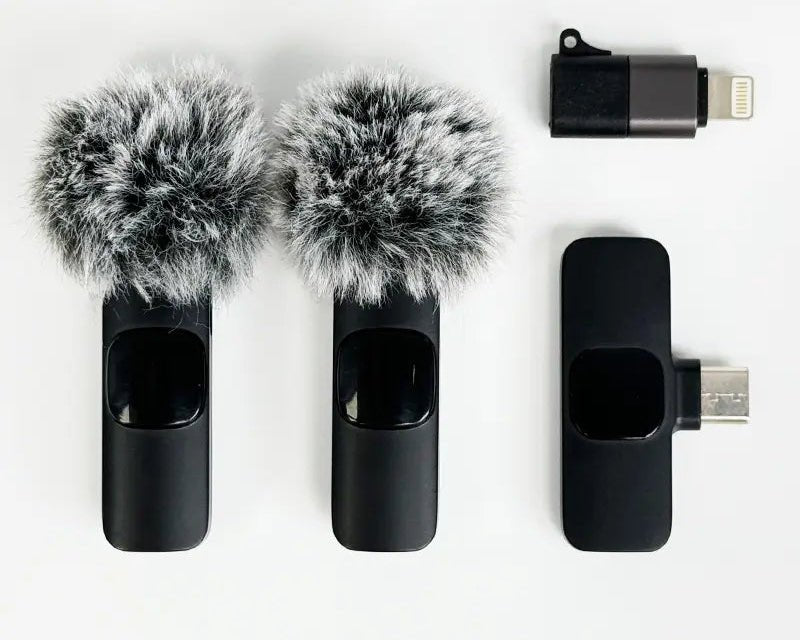 Wireless Mini Lapel Microphone for iPhone & Smartphone – Noise Cancelling - Odyssey Gadgets Online